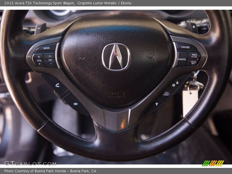 Graphite Luster Metallic / Ebony 2013 Acura TSX Technology Sport Wagon