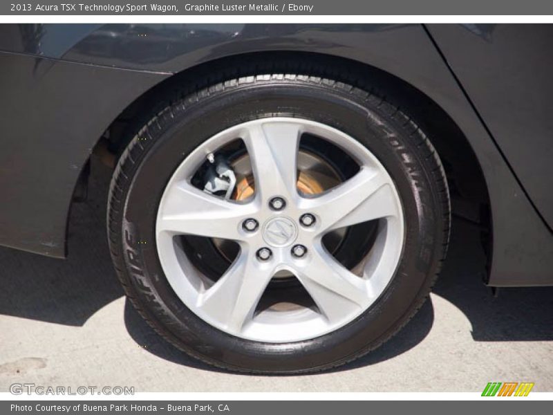 Graphite Luster Metallic / Ebony 2013 Acura TSX Technology Sport Wagon