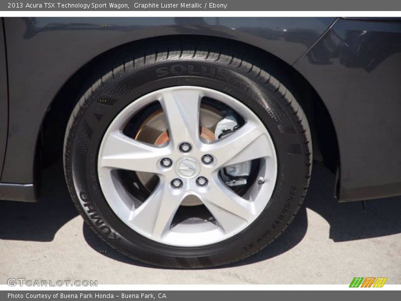 Graphite Luster Metallic / Ebony 2013 Acura TSX Technology Sport Wagon