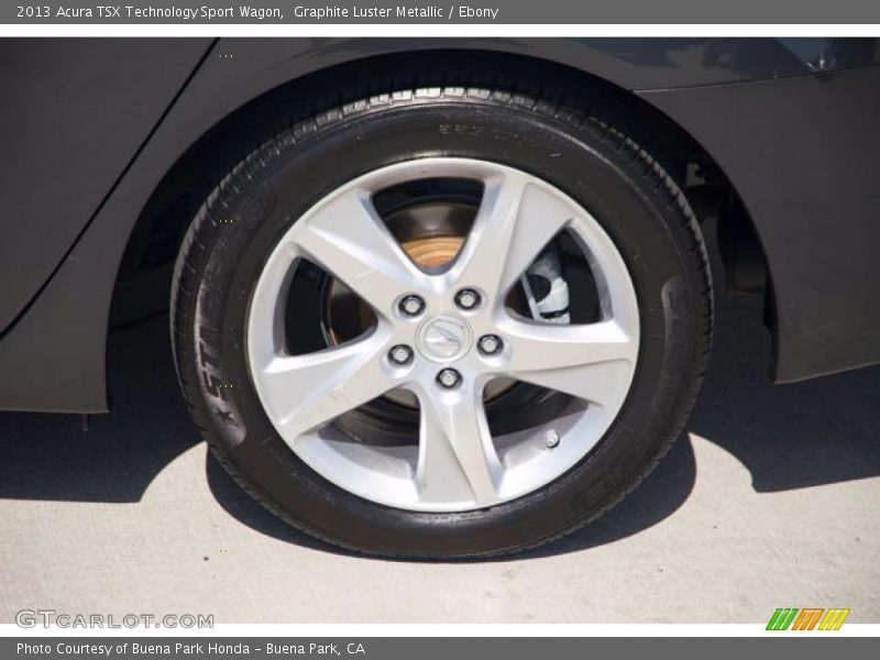 Graphite Luster Metallic / Ebony 2013 Acura TSX Technology Sport Wagon