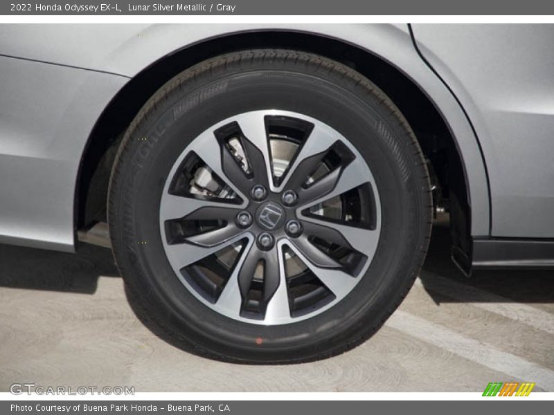 Lunar Silver Metallic / Gray 2022 Honda Odyssey EX-L