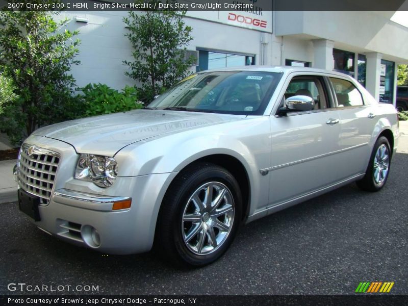 Bright Silver Metallic / Dark Slate Gray/Light Graystone 2007 Chrysler 300 C HEMI