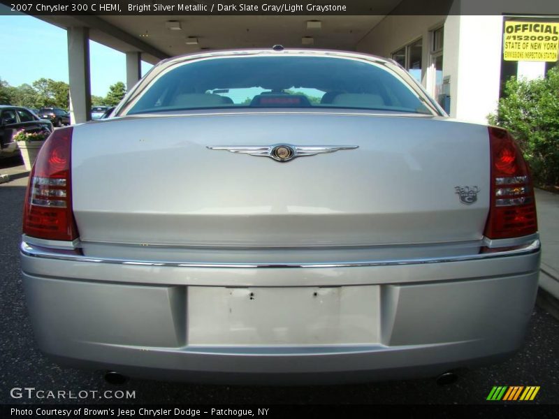 Bright Silver Metallic / Dark Slate Gray/Light Graystone 2007 Chrysler 300 C HEMI