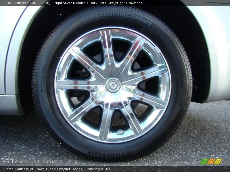 Bright Silver Metallic / Dark Slate Gray/Light Graystone 2007 Chrysler 300 C HEMI