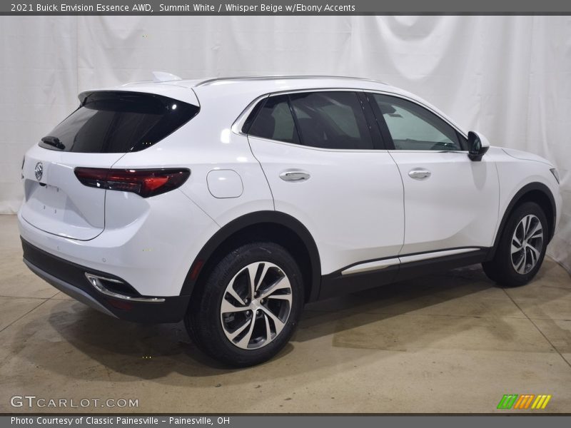 Summit White / Whisper Beige w/Ebony Accents 2021 Buick Envision Essence AWD