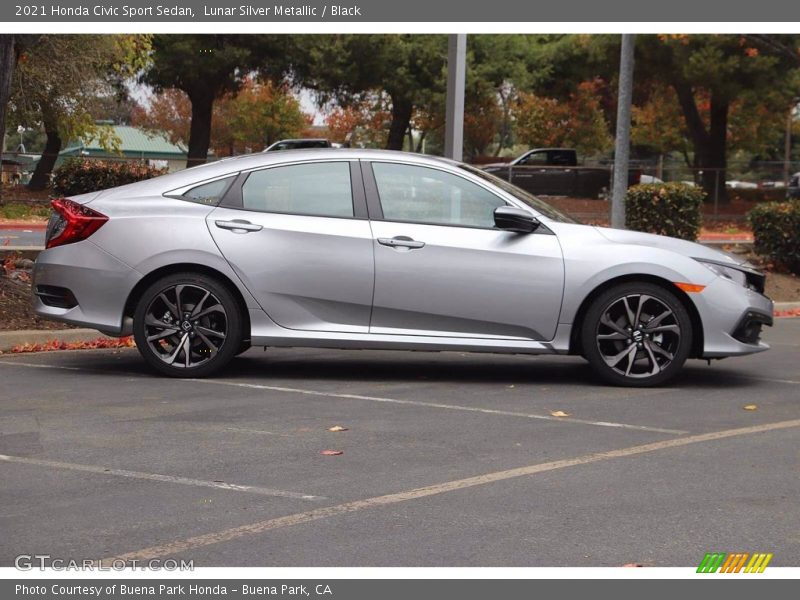  2021 Civic Sport Sedan Lunar Silver Metallic