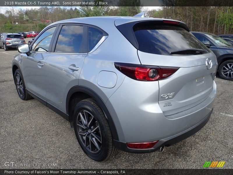 Sonic Silver Metallic / Black 2018 Mazda CX-5 Touring AWD