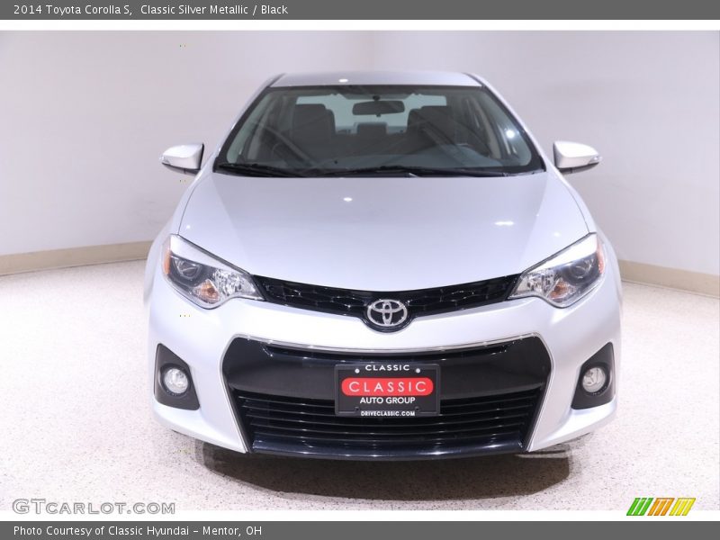 Classic Silver Metallic / Black 2014 Toyota Corolla S