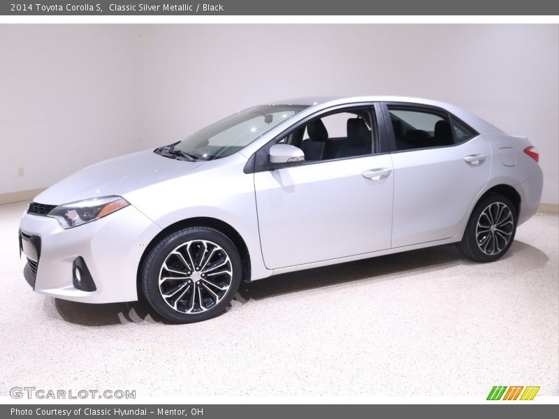 Classic Silver Metallic / Black 2014 Toyota Corolla S