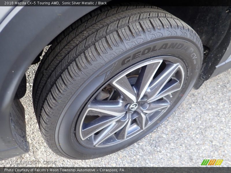 Sonic Silver Metallic / Black 2018 Mazda CX-5 Touring AWD