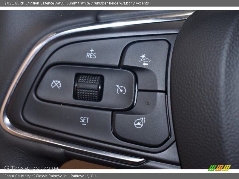 Summit White / Whisper Beige w/Ebony Accents 2021 Buick Envision Essence AWD