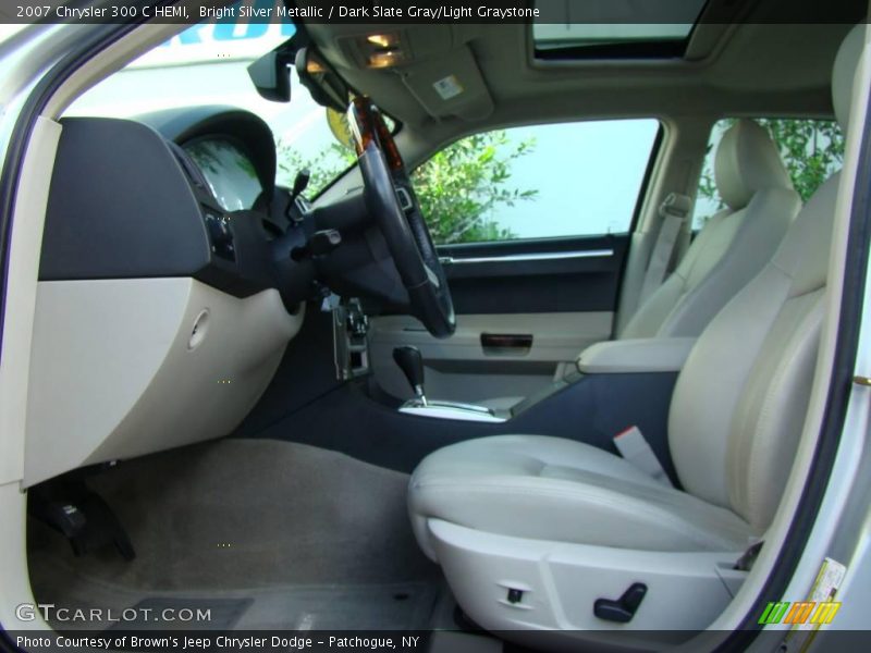 Bright Silver Metallic / Dark Slate Gray/Light Graystone 2007 Chrysler 300 C HEMI