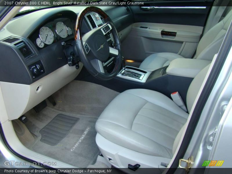 Bright Silver Metallic / Dark Slate Gray/Light Graystone 2007 Chrysler 300 C HEMI