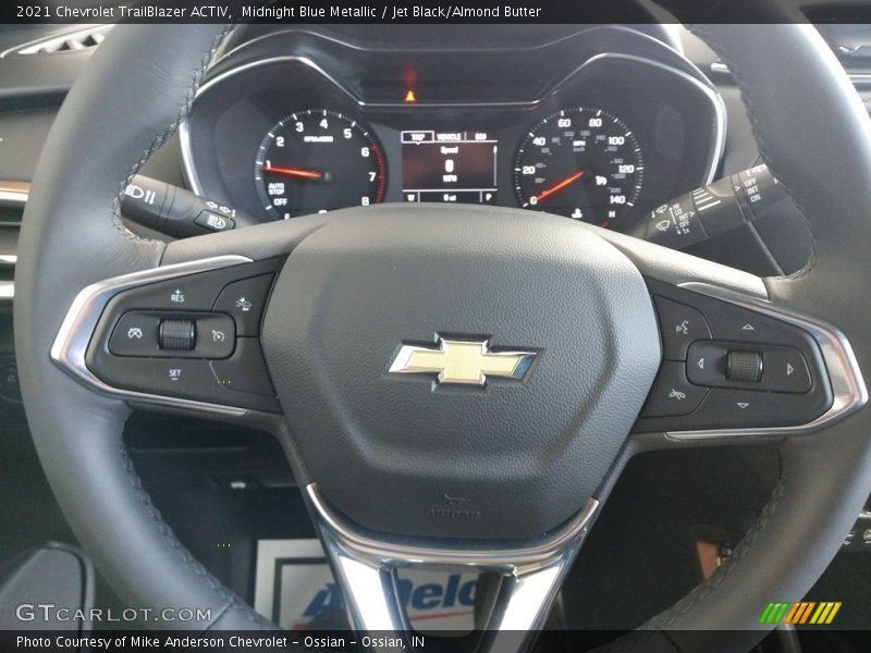 Midnight Blue Metallic / Jet Black/Almond Butter 2021 Chevrolet TrailBlazer ACTIV