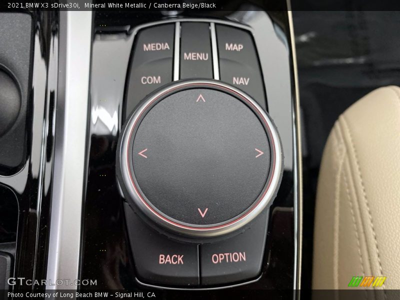 Mineral White Metallic / Canberra Beige/Black 2021 BMW X3 sDrive30i