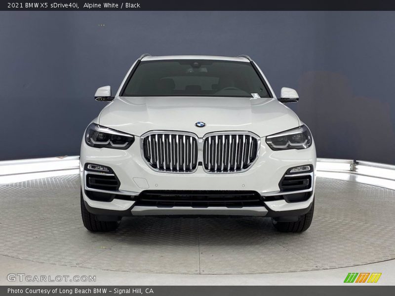 Alpine White / Black 2021 BMW X5 sDrive40i