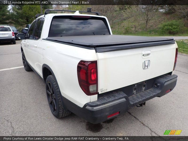 White Diamond Pearl / Black 2017 Honda Ridgeline RTS AWD