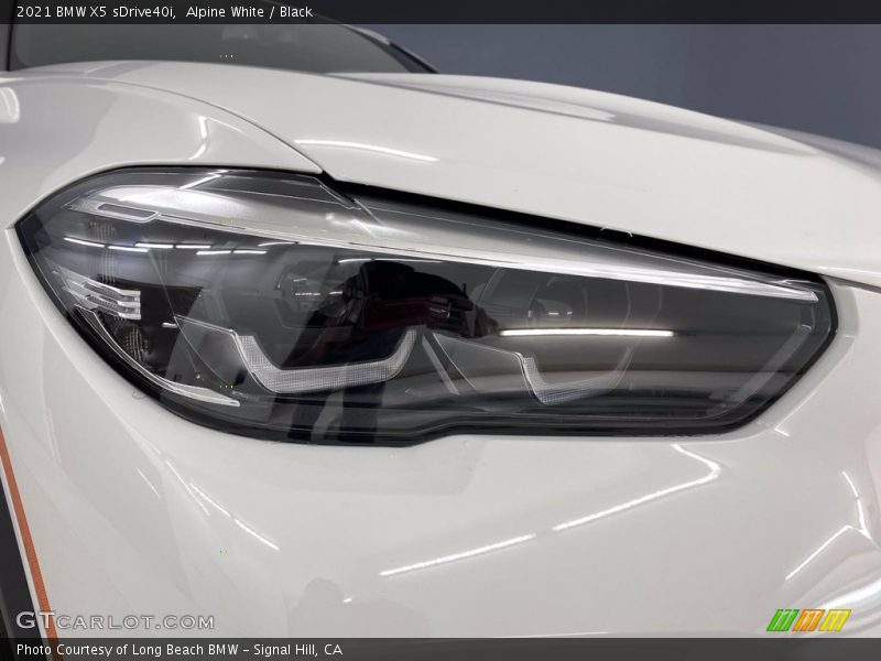 Alpine White / Black 2021 BMW X5 sDrive40i