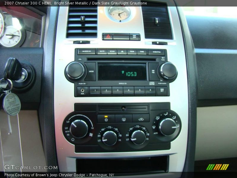 Bright Silver Metallic / Dark Slate Gray/Light Graystone 2007 Chrysler 300 C HEMI