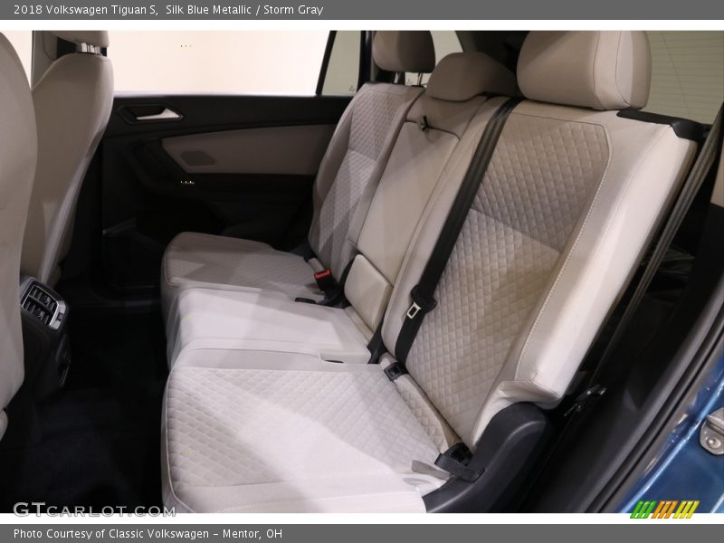 Silk Blue Metallic / Storm Gray 2018 Volkswagen Tiguan S