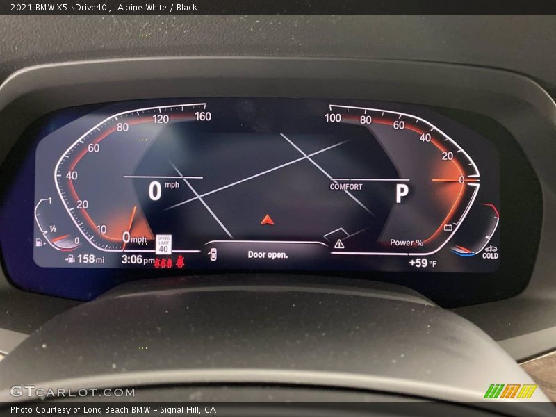 Alpine White / Black 2021 BMW X5 sDrive40i