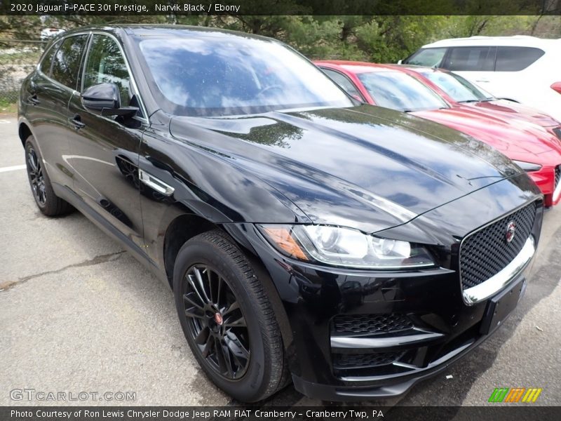 Narvik Black / Ebony 2020 Jaguar F-PACE 30t Prestige