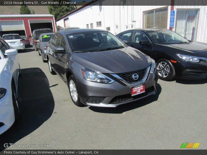 Gun Metallic / Charcoal 2019 Nissan Sentra SV