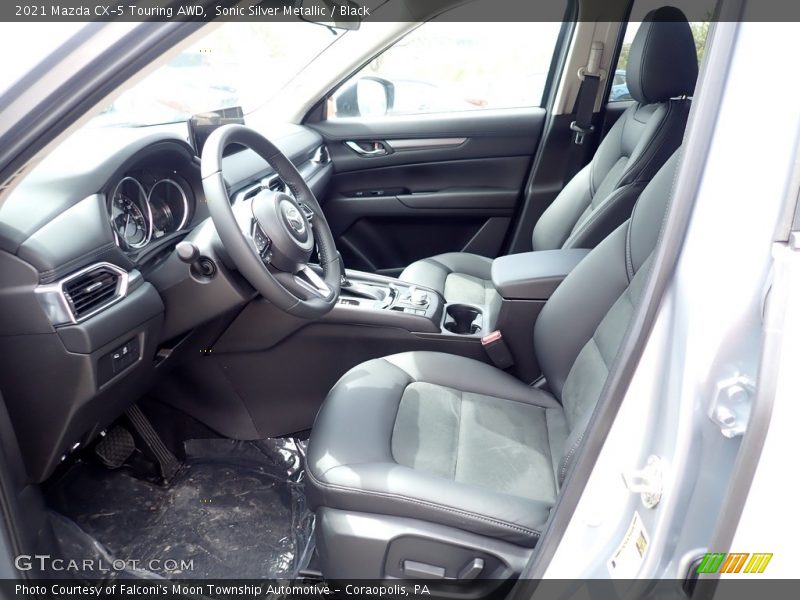 Sonic Silver Metallic / Black 2021 Mazda CX-5 Touring AWD