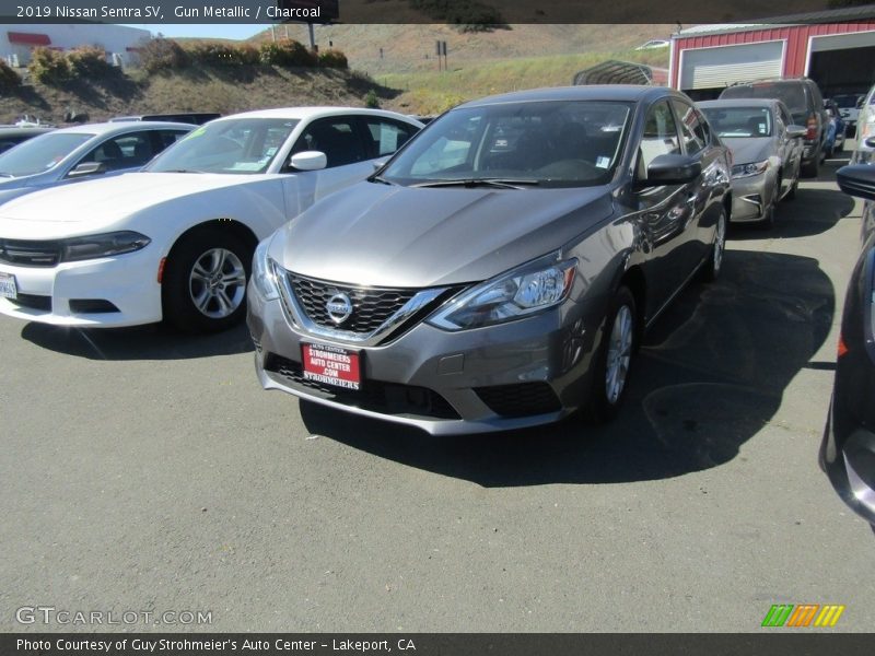 Gun Metallic / Charcoal 2019 Nissan Sentra SV