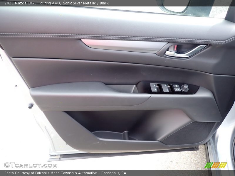 Sonic Silver Metallic / Black 2021 Mazda CX-5 Touring AWD