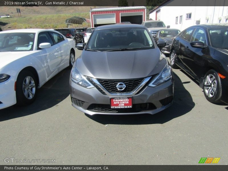 Gun Metallic / Charcoal 2019 Nissan Sentra SV