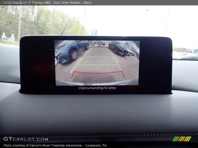Sonic Silver Metallic / Black 2021 Mazda CX-5 Touring AWD