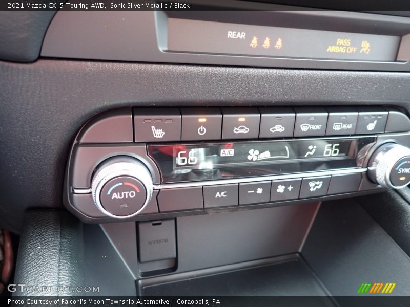 Sonic Silver Metallic / Black 2021 Mazda CX-5 Touring AWD