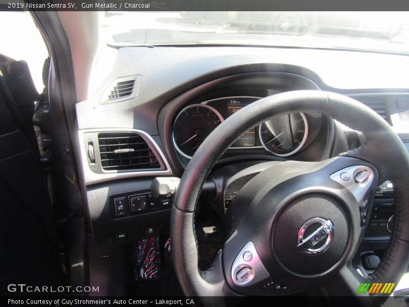 Gun Metallic / Charcoal 2019 Nissan Sentra SV