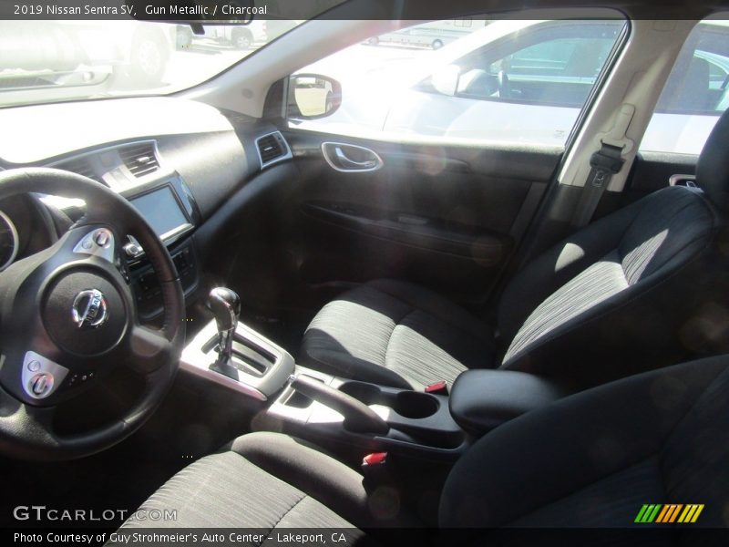 Gun Metallic / Charcoal 2019 Nissan Sentra SV