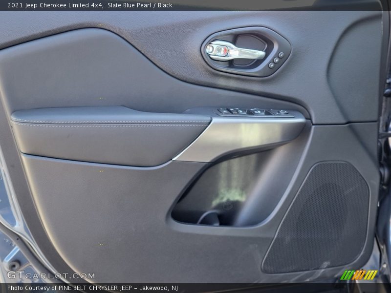 Slate Blue Pearl / Black 2021 Jeep Cherokee Limited 4x4