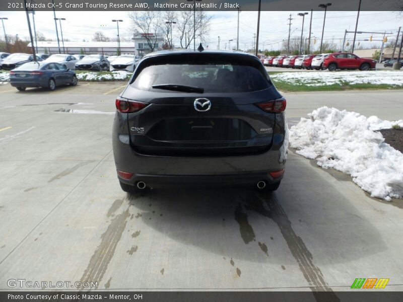 Machine Gray Metallic / Black 2021 Mazda CX-5 Grand Touring Reserve AWD