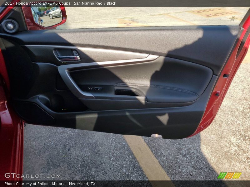 San Marino Red / Black 2017 Honda Accord EX-L V6 Coupe