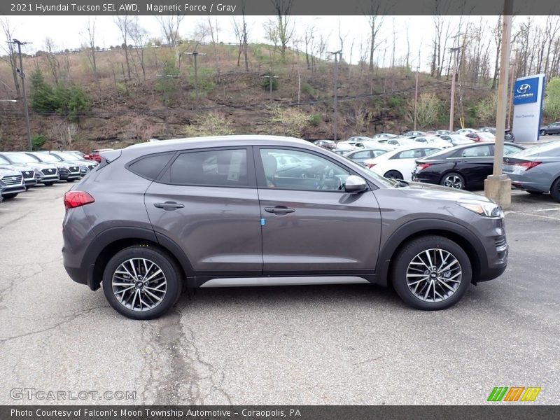 Magnetic Force / Gray 2021 Hyundai Tucson SEL AWD