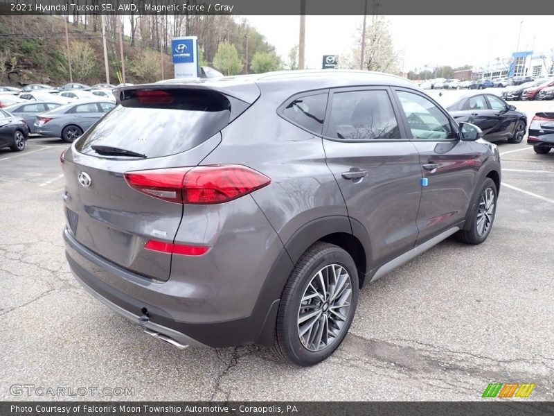 Magnetic Force / Gray 2021 Hyundai Tucson SEL AWD