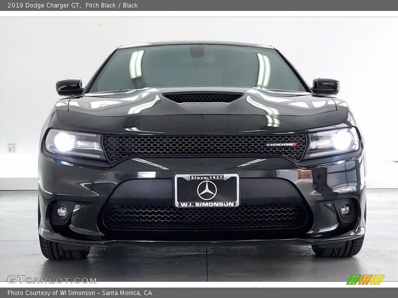 Pitch Black / Black 2019 Dodge Charger GT