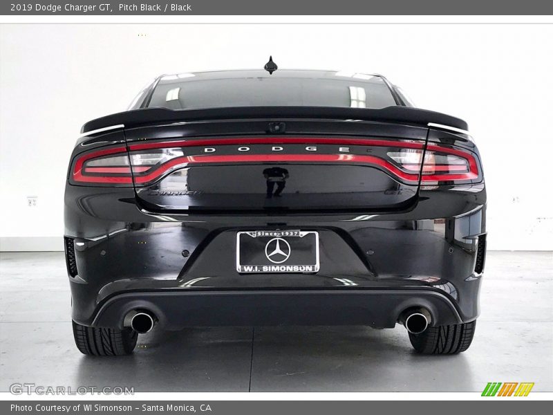 Pitch Black / Black 2019 Dodge Charger GT