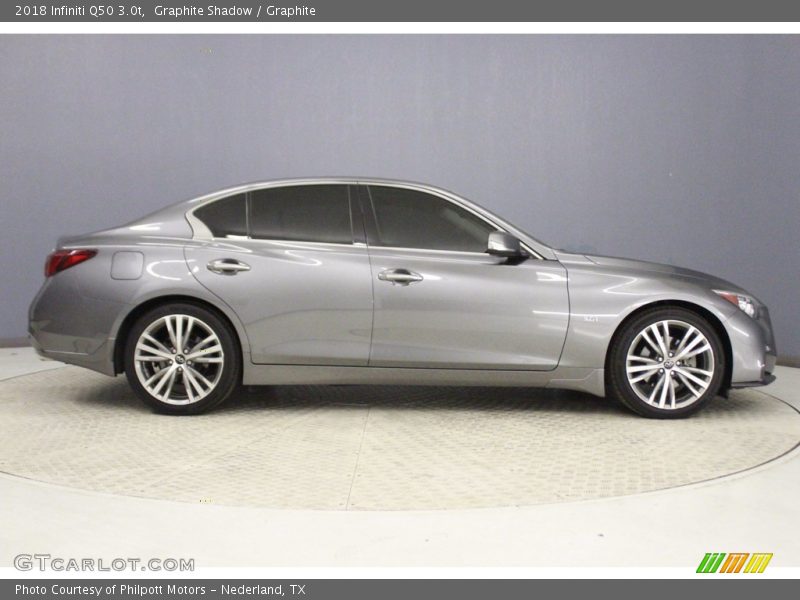 Graphite Shadow / Graphite 2018 Infiniti Q50 3.0t