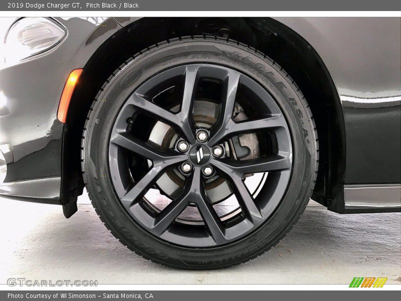 Pitch Black / Black 2019 Dodge Charger GT