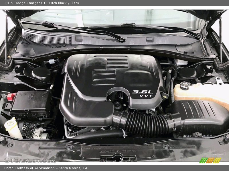 Pitch Black / Black 2019 Dodge Charger GT