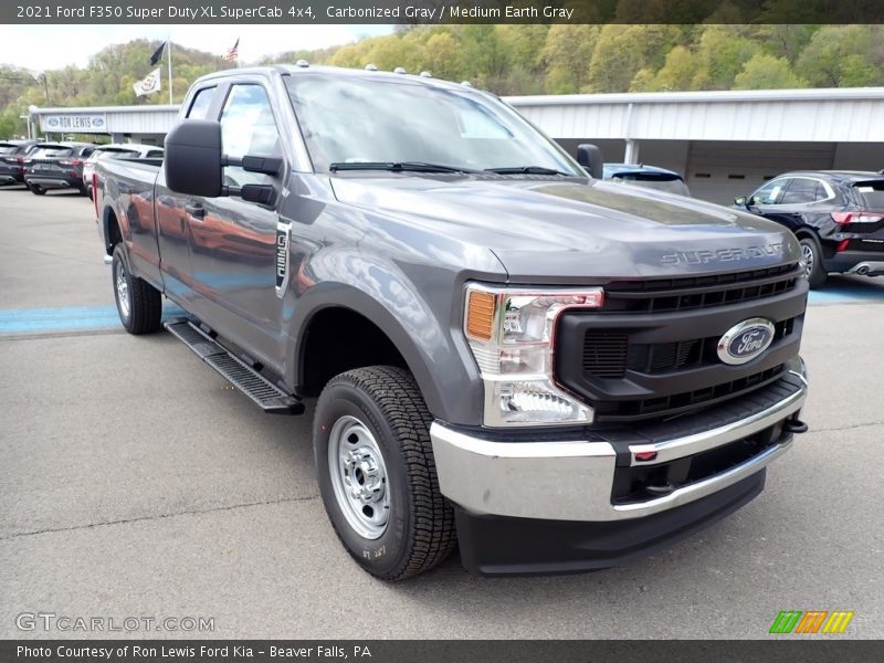 Carbonized Gray / Medium Earth Gray 2021 Ford F350 Super Duty XL SuperCab 4x4
