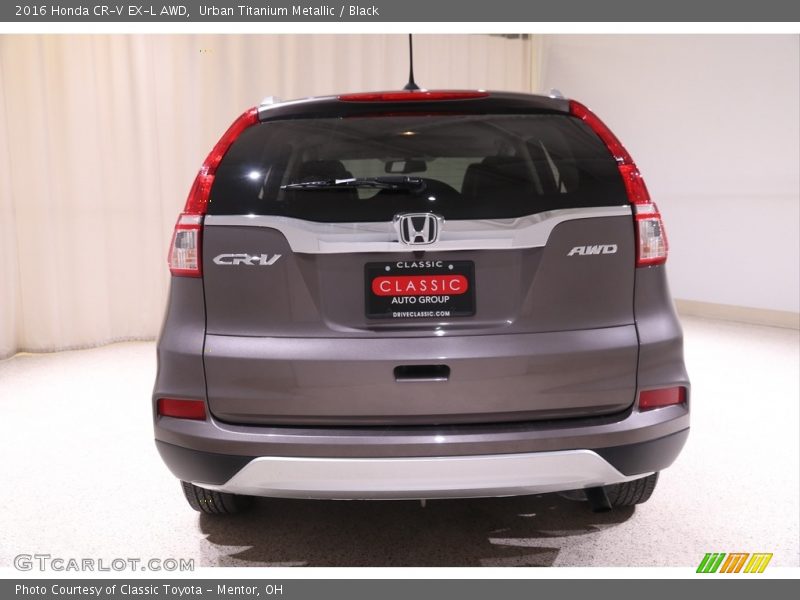 Urban Titanium Metallic / Black 2016 Honda CR-V EX-L AWD