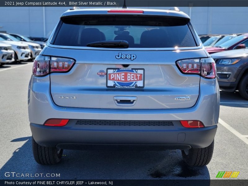 Billet Silver Metallic / Black 2021 Jeep Compass Latitude 4x4