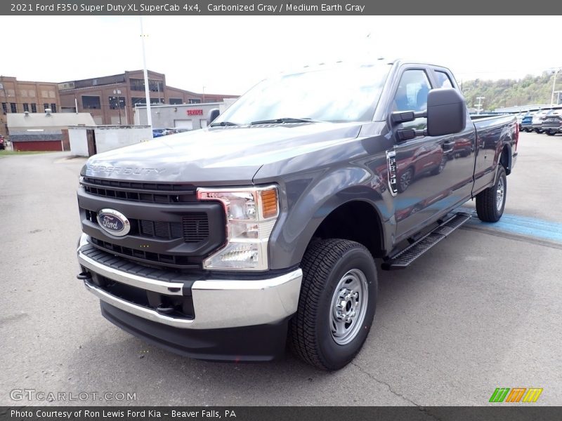 Carbonized Gray / Medium Earth Gray 2021 Ford F350 Super Duty XL SuperCab 4x4
