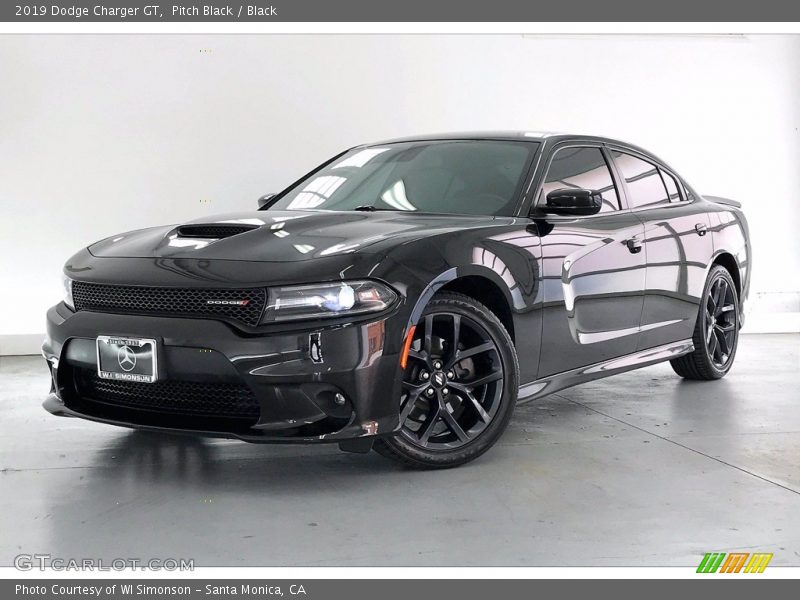 Pitch Black / Black 2019 Dodge Charger GT